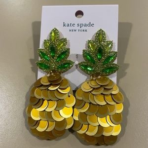 Kate spade pineapple earrings